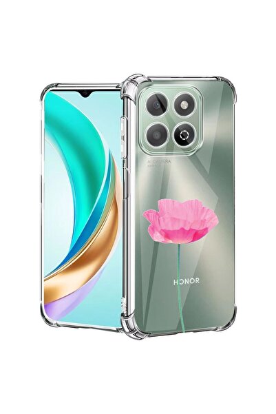 bestcase Husă pentru Honor X7c / 200 Smart cu design trandafir - Roz pastel, ...