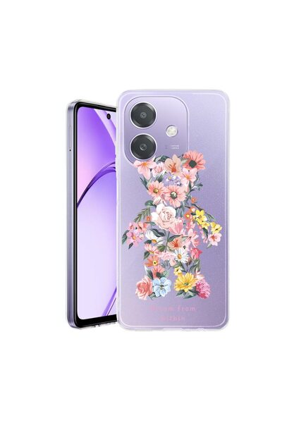 bestcase Husă pentru OPPO A40 / A40M, BestCase® Silicon transparent 2MM, Ursu...