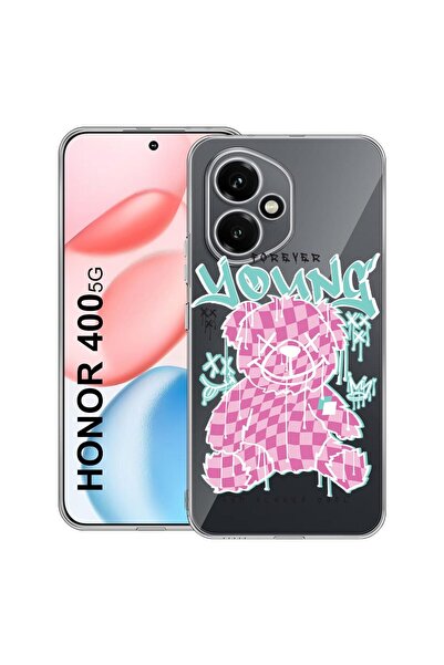 bestcase Прозрачен силиконов калъф за Honor 400, Мече Вечно младо, 2036423 T ...
