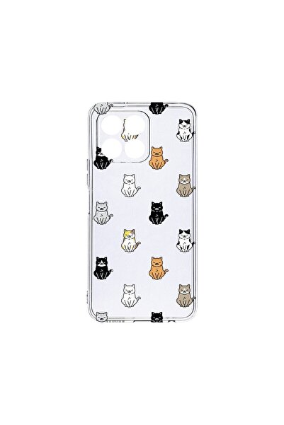 bestcase Husa BestCase¬Æ Clear Silicon, Compatibila Cu Honor X8B, Cat Pattern...
