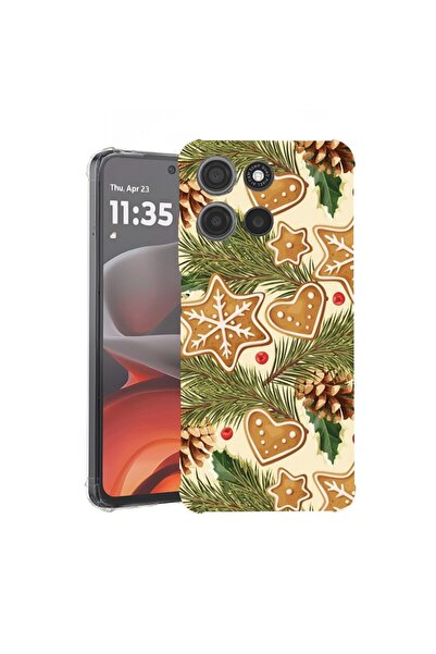 bestcase ¬Æ Husa pentru Motorola Moto G15, Anti Shock 1.5MM, Xmas Pattner, Pr...