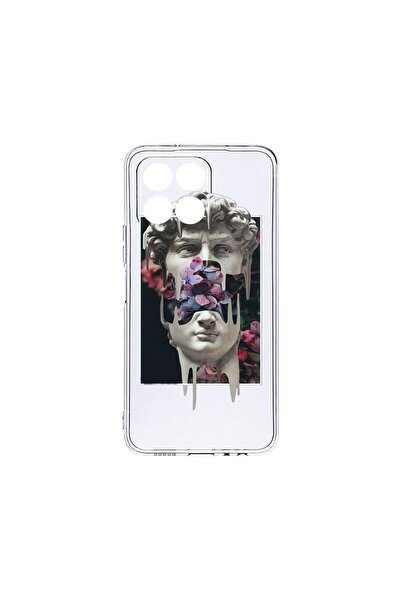 bestcase Διαφανής Θήκη Σιλικόνης, Συμβατή με Honor 70 Lite, Άγαλμα Δαβίδ, Αντ...