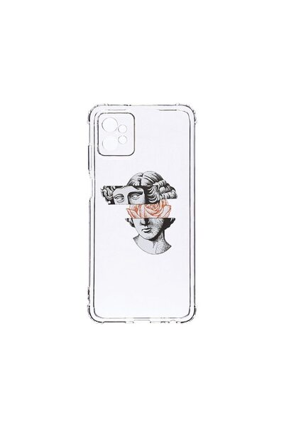 bestcase Αντικραδασμική Θήκη 1.5MM, Συμβατή με Motorola Moto G32, Άγαλμα Δαβί...