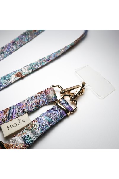 HOJA Store Phone Strap Compatible with All Phones - Lilac Colored Bag Strap - Shine Sirena