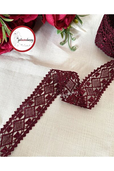 Gelincimherşey Geometrik Desen Ara Model Dantel Güpür 4 cm 4.5 Metre