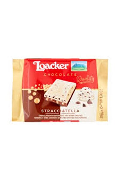 Loacker Chocolate Bar Duality Stracciatella 12 x 50g