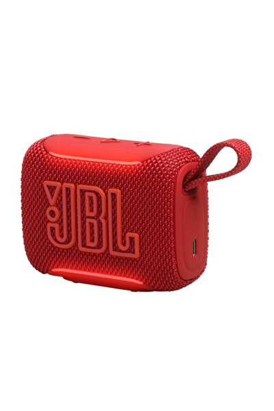 JBL Go 5 Portable Bluetooth Speaker with Ambient Edge Lighting - Red