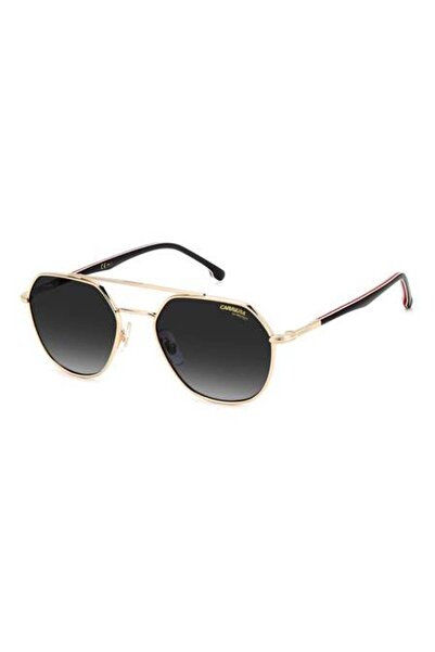 Carrera 303/S GOLD STRIPED BLACK for UNISEX ADULT Sunglasses 53 mm
