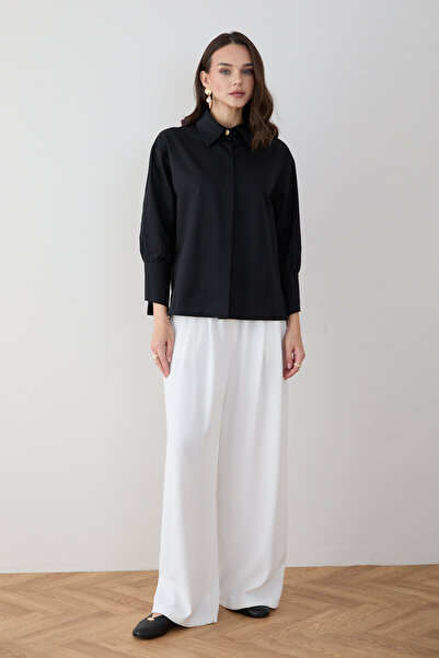 Melike Tatar Wide Cuff Shirt 32-2805