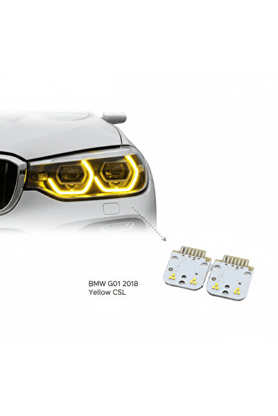 Xentech Light Комплект от 2 LED DRL Angel Eyes жълти CSL модули, съвместими с...