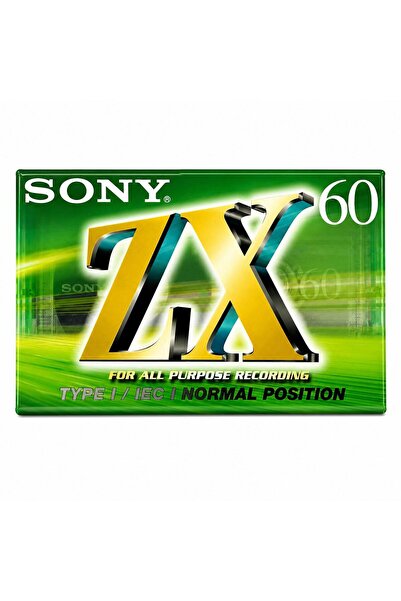 Sony Casetă Audio ZX 60 Min Type I – Calitate Analog Premium 🎵