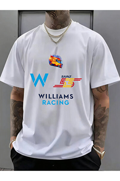 SAUDI F1 CAR Men and Women's 100% Cotton T-Shirt - Oversized Crew Neck Short ...