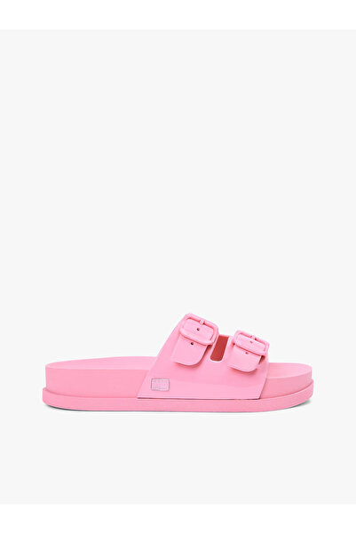 Tommy Hilfiger Women's Brand Logo Pink4 Slippers Suitable for Daily Use