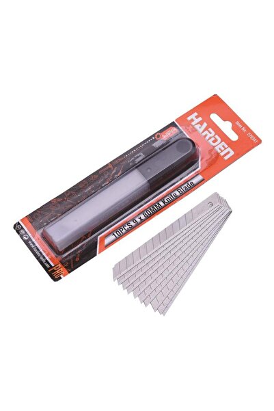 HARDEN Set of 5 x 10 Blades 9 x 80 mm for SK5 Steel Cutter, Professional,
