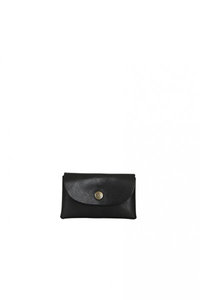 BUENO Siyah İnc. Leather Card Holder