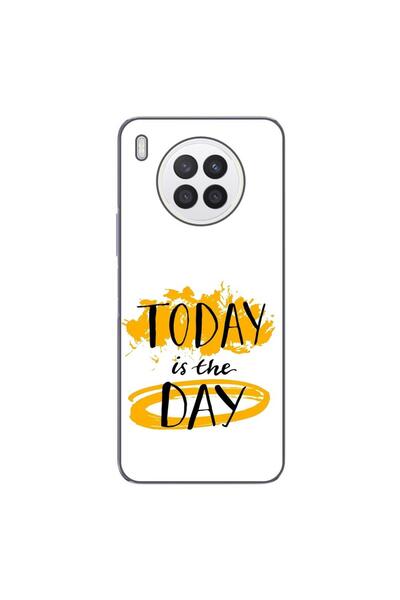 OEM Husa compatibila cu Huawei Nova 8i Silicon Gel Tpu Model Mesaj Today Is T...