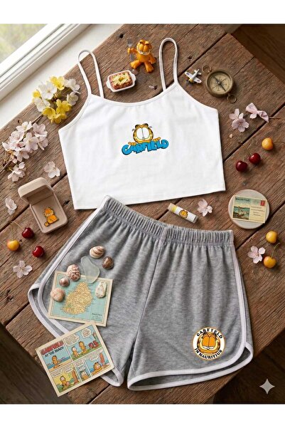 PEMBİŞ HOMEWEAR Natural Pamuk süprem crop basic