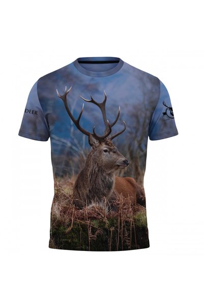 OEM Tricou barbati Cerb , maneca scurta multicolor F007