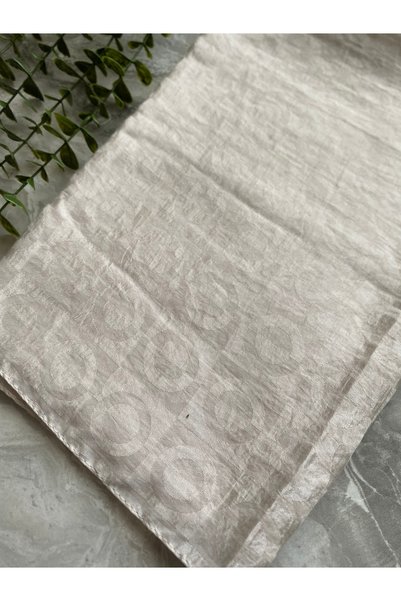 minelesarp Minel Eşarp Monogram Desenli ayrobin kumaş pamuk jakar Şal – Dört Mevsim Kullanıma Uygun 8 renk seçeneği ile