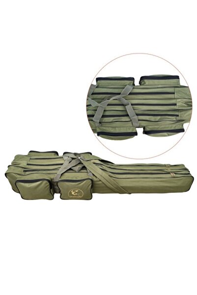 Baracuda Geanta Pescuit B18 pentru transport lansete, 3 compartimente, 160 cm