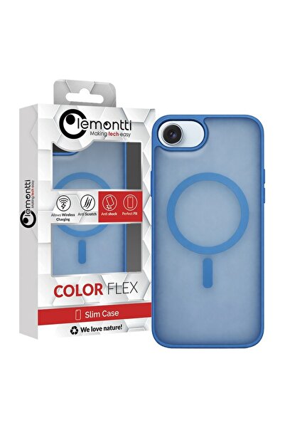 lemontti Husa EliteGuard Magsafe iPhone 17e / iPhone 16e Bleumarin