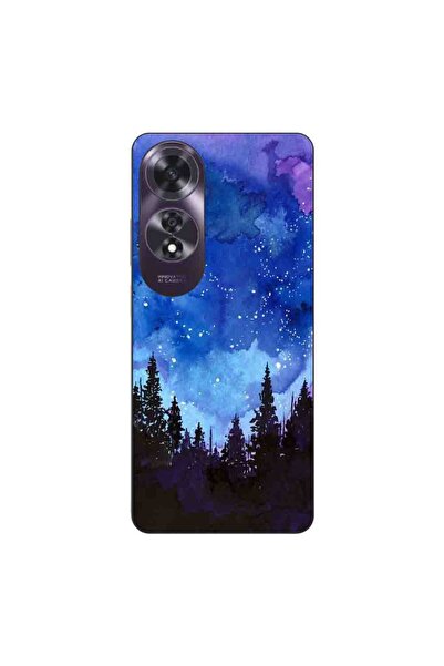 OEM Husa compatibila cu Oppo A60 4G Silicon Gel Tpu Model Night Forest