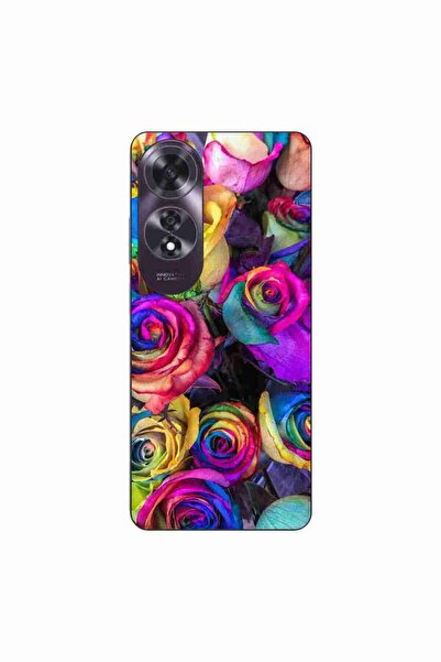 OEM Husa compatibila cu Oppo A60 4G Silicon Gel Tpu Model Trandafiri Colorati