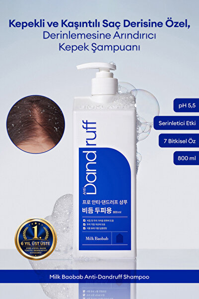 Milk Baobab Derinlemesine Arındırıcı Kepek Şampuanı Pro Anti-Dandruff Shampoo