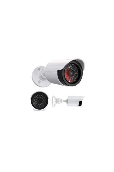 Maclean Trapă cameră tubulară, LED IR, IR1800 W alb, 2xAA, ABS
