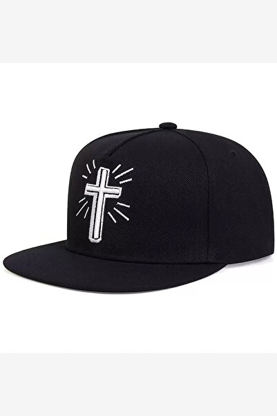Giraffe Hip Hop Snapback Cap Şapka Mavi Unisex Erkek/Kadın (Arkası Ayarlamalı)