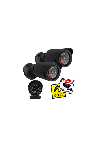 Maclean Set de două camere tubulare IR1800 BT cu diode IR LED, alimentare 2xA...