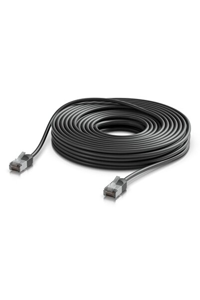 Ubiquiti Cablu patch de exterior ultra-subțire, robust, ecranat, pentru rețel...