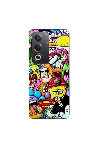 OEM Husa compatibila cu Oppo A80 Silicon Gel Tpu Model Pop Art Cartoons
