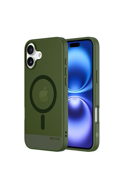 İncase Husă subțire MagSafe - Husă iPhone 16 Plus (Verde Highland)