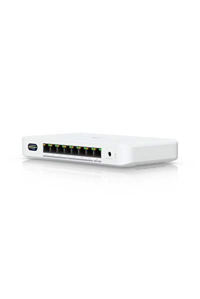 Ubiquiti Compact PoE+ switch* with (1) 10 GbE port, (7) 2.5 GbE ports, and 6 ...