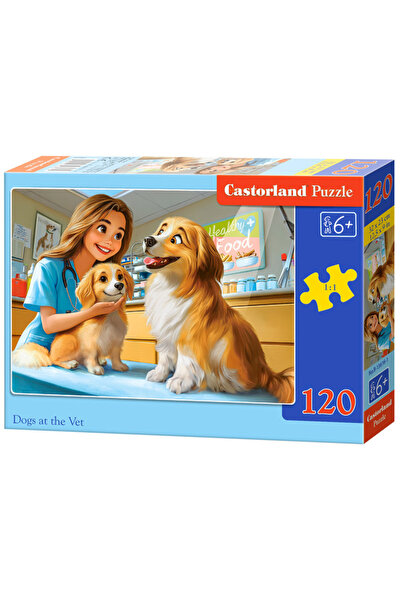 Castorland Puzzle 120 Câini la veterinar CASTOR