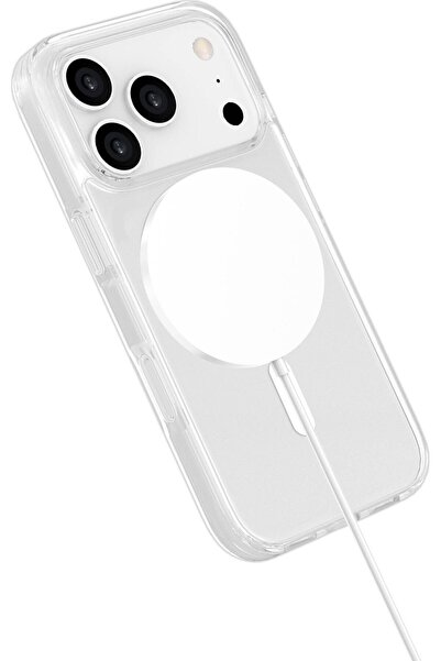 eSTUFF INFINITE (GRS) OSLO Husă magnetică transparentă pentru iPhone 17 Pro. ...