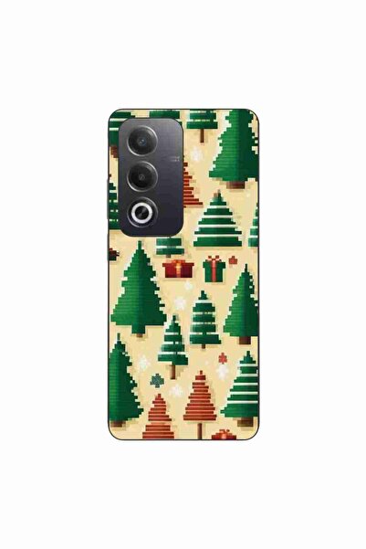 OEM Husa compatibila cu Oppo A80 Silicon Gel Tpu Model Pixel Art Christmas Tr...