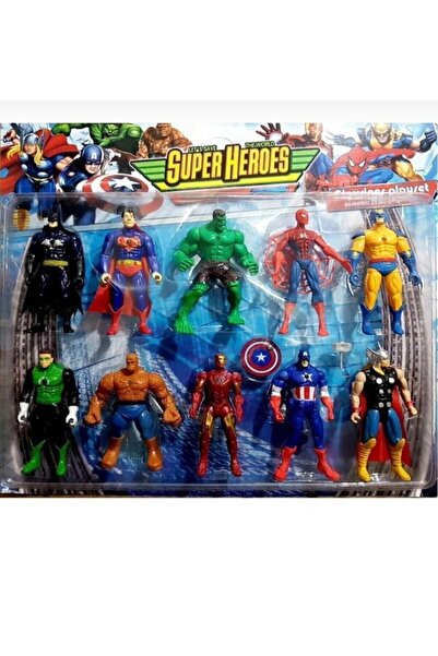 BC Yenilmezler oyuncak hulk thor taşadam 10’lu set