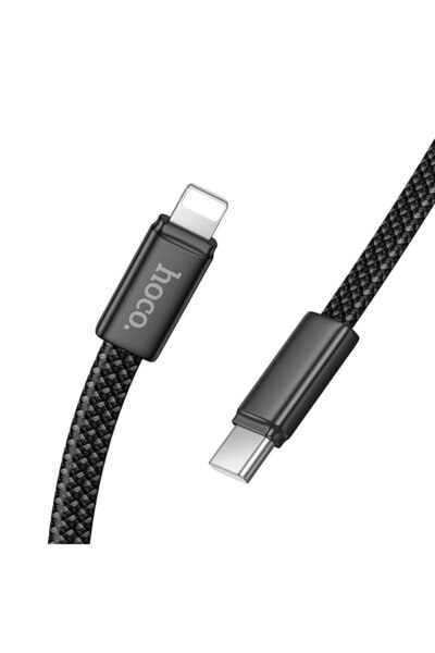 hoco. Kabel USB C do USB C Hoco 3A 60W p≈Çaski 1 m X125 bia≈Çy