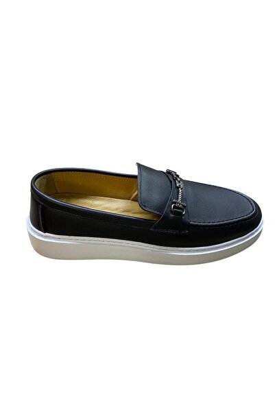 Moon Shoes Pantofi casual pentru bărbați, cu talpă plată, din piele naturală,...