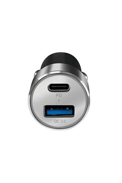 LogiLink Adaptor auto USB cu 2 porturi, 1xUSB-C PD, 1xUSB-A QC, 36W