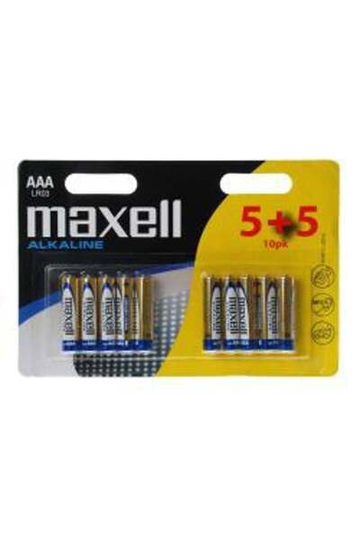 Maxell Batterie Alkaline AAA Micro LR03 10St.