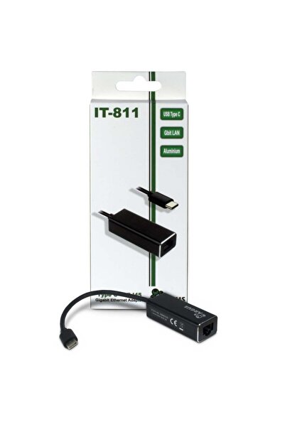 Inter-Tech Adaptor LAN Argus IT-811 USB-C Gigabit Ethernet