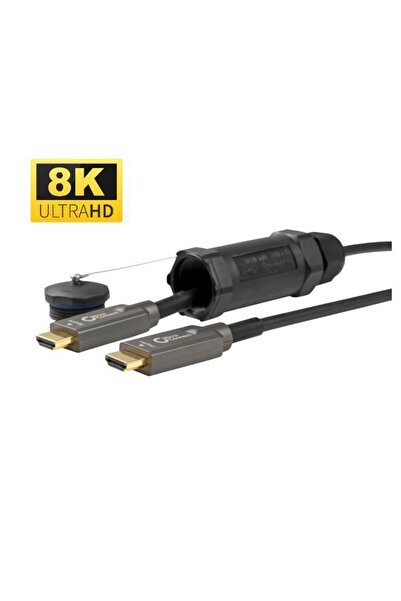 MicroConnect Cablu HDMI Optic Premium 50m, HDMI 2.0 blindat, 4K 60Hz, 18Gbps,...