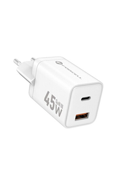 Forcell ≈Åadowarka sieciowa do telefonu F-Energy Mini GaN III USB C + USB A P...