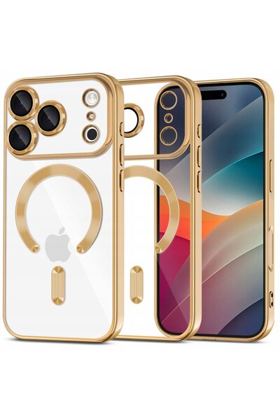 Tech-Protect Magflex Magsafe iPhone 17 Pro auriu lucios