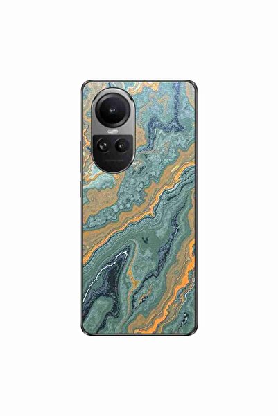 OEM Husa compatibila cu Oppo Reno10 5G Silicon Gel Tpu Model Forest Flame Marble
