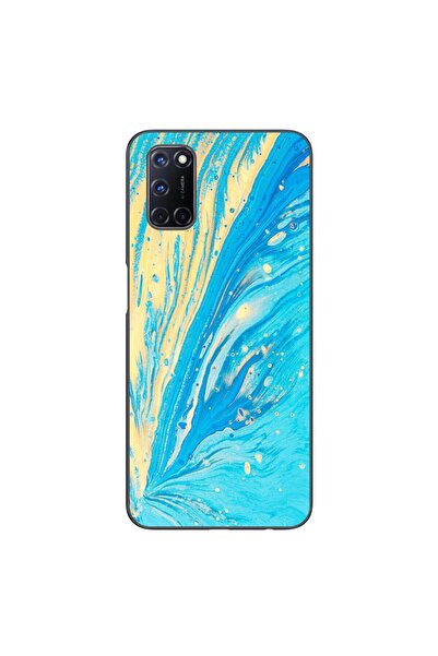 OEM Husa compatibila cu Oppo A72 Silicon Gel Tpu Model Aqua Bloom