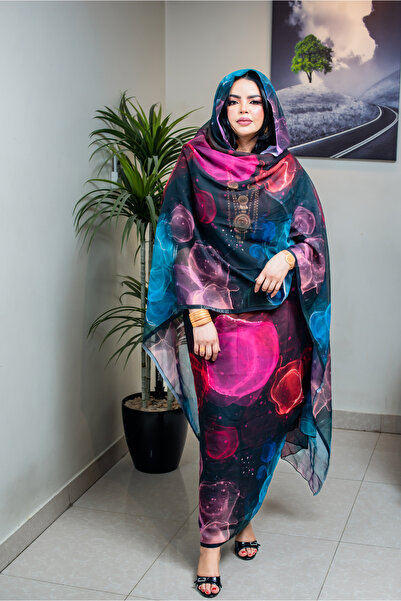 Difaf Lamar Top. Sudanese women's top, luxurious tote, 150 cm wide.